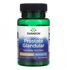 Swanson, Prostate Glandular, 150 mg , 60 Capsules