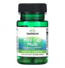 Swanson, Mini Cap Multi, 30 Veggie Capsules
