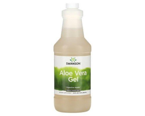 Swanson, Aloe Vera Gel, 10 g, 32 fl oz (946 ml)