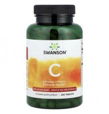 Swanson, Buffered Vitamin C, 250 Tablets