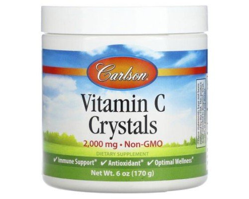 Carlson, Vitamin C Crystals, 6 oz (170 g)