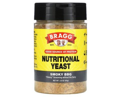 Bragg, Nutritional Yeast, Smoky BBQ, 3 oz (85 g)