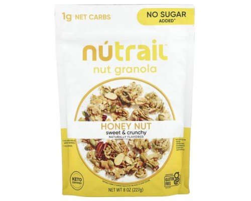 NuTrail, Nut Granola, Honey Nut, 8 oz (227 g)
