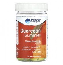 Trace, Quercetin Gummies, Mango, 60 Gummies (125 mg per Gummy)