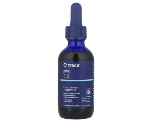 Trace, Ionic B12, Grape, 2 fl oz (59 ml)