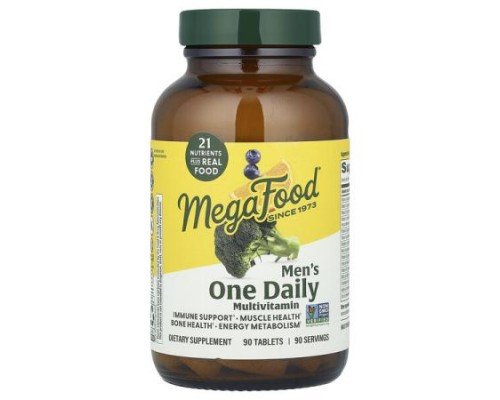 MegaFood, Men's One Daily Multivitamin, 90 Tablets