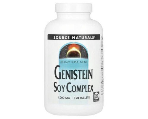 Source Naturals, Genistein Soy Complex, 120 Tablets