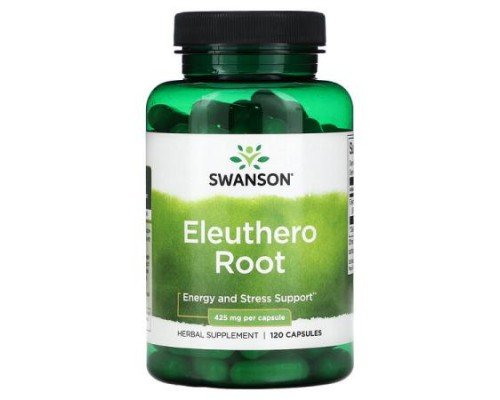 Swanson, Eleuthero Root, 425 mg, 120 Capsules