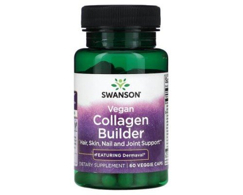 Swanson, Vegan Collagen Builder, 60 Veggie Capsules