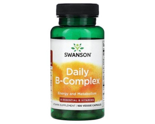 Swanson, Daily B-Complex, 100 Veggie Capsules