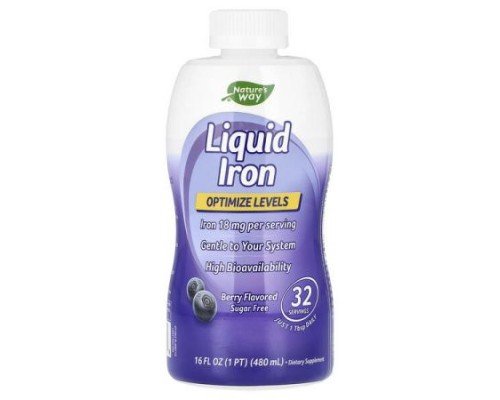 Nature's Way, Liquid Iron, Berry, 16 fl oz (480 ml)