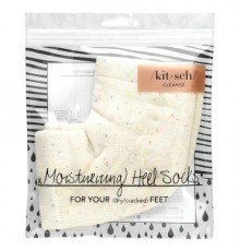 Kitsch, Moisturizing Heel Socks, Rainbow Speckle, 1 Pair