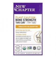 New Chapter, Plant Calcium, Bone Strength Take Care, 120 Vegetarian Tiny Tablets