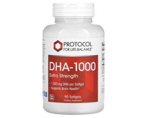 Protocol for Life Balance, DHA-100, Extra Strength, 90 Softgels