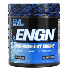 EVLution Nutrition, ENGN, Pre-Workout Engine, Blue Raz, 11 oz (312 g)