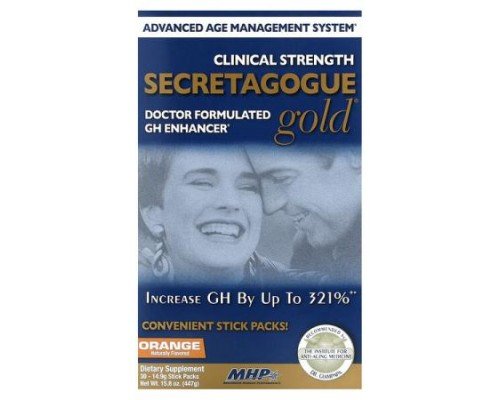 MHP, Secretagogue-Gold, Orange, 30 Stick Packs, 0.53 oz (14.9 g) Each