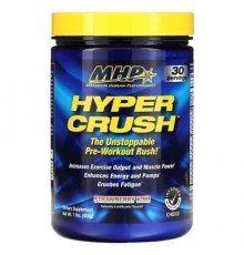 MHP, Hyper Crush, Pre-Workout, Strawberry Kiwi, 1 lbs (453 g)