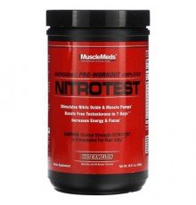 MuscleMeds, Nitrotest, Androgenic Pre-Workout Amplifier, Watermelon, 16.51 oz (468 g)