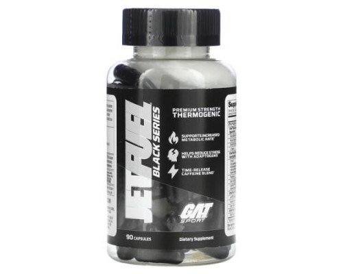 GAT, Sport, Jet Fuel, Black Series, Thermogenic, Premium Strength, 90 Capsules