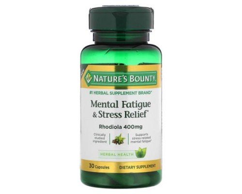 Nature's Bounty, Mental Fatigue & Stress Relief, 400 mg, 30 Capsules