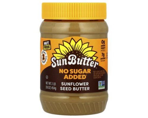 SunButter, Sunflower Seed Butter, No Sugar Added, 16 oz (454 g)