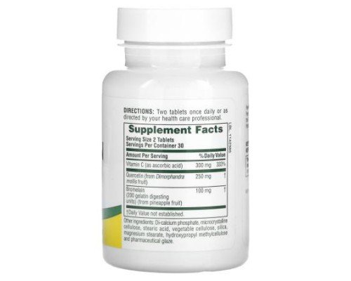 NaturesPlus, Quercetin Plus, 60 Tablets