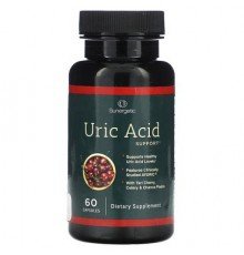 Sunergetic, Uric Acid Support, 60 Capsules