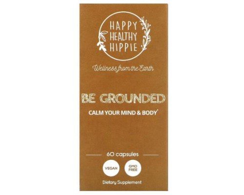 Happy Healthy Hippie, Be Grounded, 60 Capsules