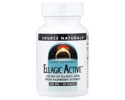 Source Naturals, Ellagic Active™, 60 Tablets