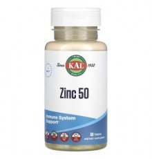 KAL, Zinc 50, 60 Tablets