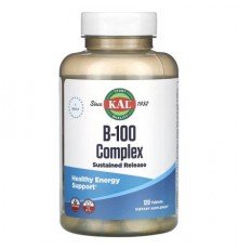 KAL, B-100 Complex, 120 Tablets