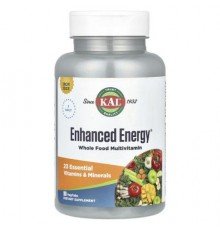 KAL, Enhanced Energy®, Whole Food Multivitamin, Iron Free, 90 VegTabs