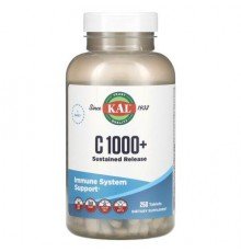 KAL, C 1000+ Sustained Release, 250 Tablets