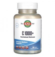 KAL, C 1000+ Sustainable Release, 100 Tablets
