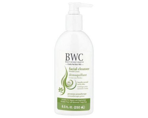 Beauty Without Cruelty, Facial Cleanser, Herbal Cream, 8.5 fl oz (250 ml)
