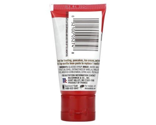 McCormick, Vanilla Bean Paste, 1.98 oz (56 g)