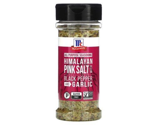 McCormick, All Purpose Seasoning, Himalayan Pink Salt with Black Pepper and Garlic, 6.5 oz (184 g)