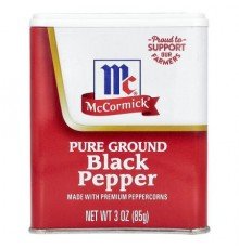 McCormick, Pure Ground Black Pepper, 3 oz (85 g)