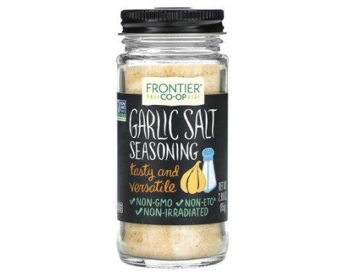 Frontier Co-op, Garlic Salt Seasoning, 2.99 oz (85 g)