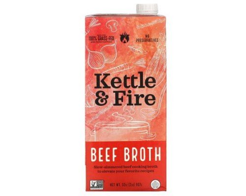 Kettle & Fire, Beef Broth, 32 oz (907 g)