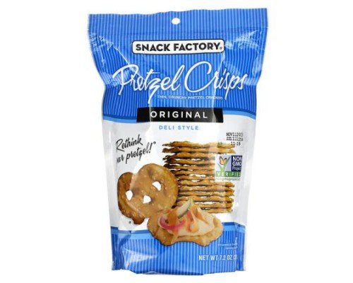 Snack Factory, Pretzel Crisps, Original, Deli Style, 7.2 oz (204 g)