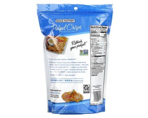 Snack Factory, Pretzel Crisps, Original, Deli Style, 7.2 oz (204 g)