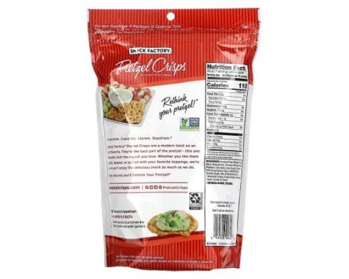 Snack Factory, Pretzel Crisps, Everything, Deli Style, 7.2 oz (204 g)