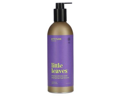 ATTITUDE, Little Leaves, Shampoo & Body Wash, Vanilla & Pear, 16 fl oz (473 ml)