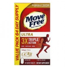 Schiff, Move Free Joint Health, Ultra, Triple Action, 64 Coated Tablets