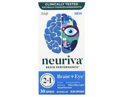 Schiff, Neuriva Brain Performance, 30 Capsules