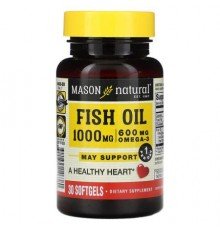 Mason Natural, Fish Oil, 1,000 mg, 30 Softgels