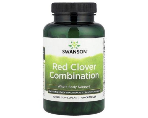 Swanson, Red Clover Combination, 100 Capsules