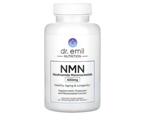 Dr. Emil Nutrition, NMN, 400 mg, 30 Capsules