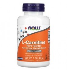 NOW Foods, L-Carnitine, Pure Powder, 3 oz (85 g)